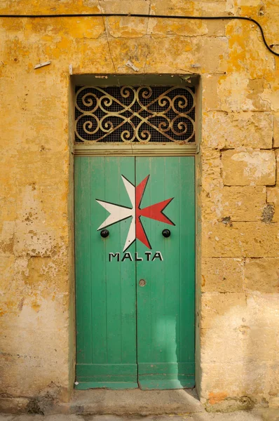 Maltské dveře — Stock fotografie