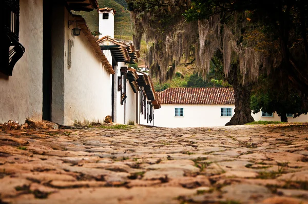 Nível de rua Villa de Leyva — Fotografia de Stock