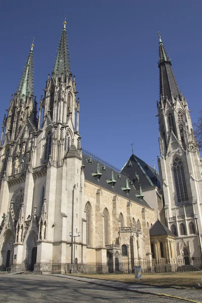Saint Wenceslas Cathedral in Olomouc (Czech Republic) — Stock Photo, Image