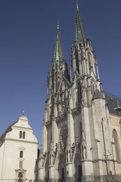 Вацлавский собор в Оломоуце (Чехия) ) — стоковое фото