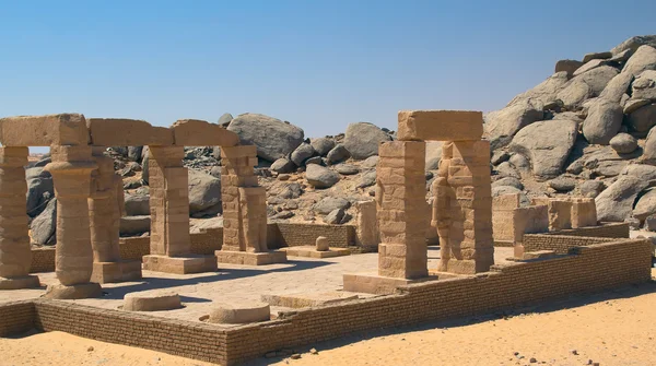 O templo de Gerf Hussein (perto de Assuão, Egito ) — Fotografia de Stock