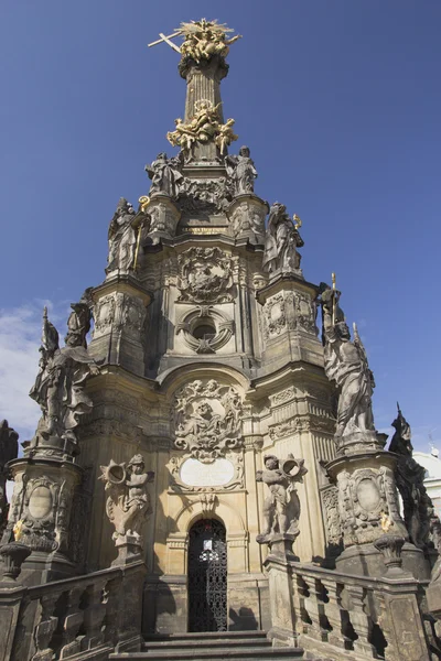 De kolom van de heilige drie-eenheid in Olomouc (Tsjechië) — Stockfoto