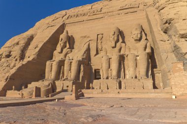Abu Simbel Temple of King Ramses II ( Egypt) clipart