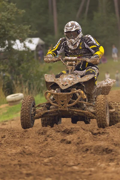 stock image Quad motorbike racer