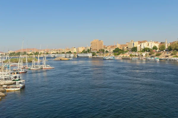 stock image The city of Aswan, the gateway to Nubia (Egypt)