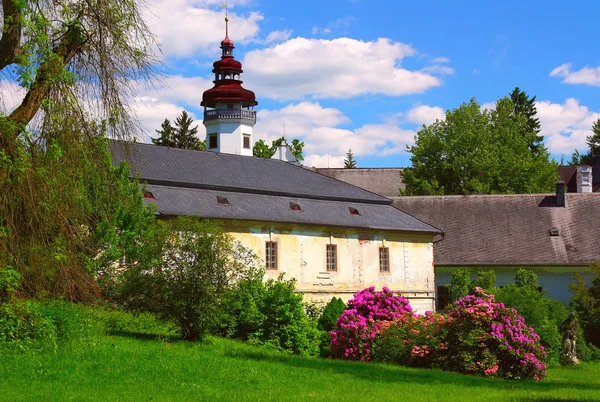 Ренесанс chateau velke losiny (Чехія, східній — стокове фото