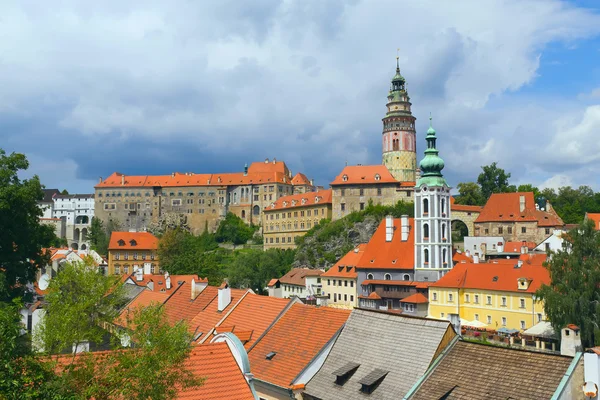 Widok miasta Český krumlov — Zdjęcie stockowe