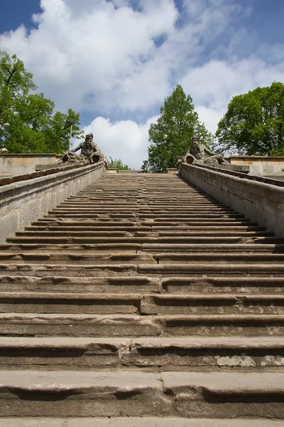 Барочная лестница — стоковое фото