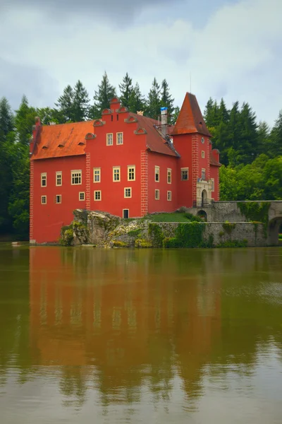 The red State Chateau Cervena Lhota — Stock Photo, Image