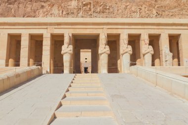 Entrance to the Temple of Queen Hatshepsut (Egypt ) clipart