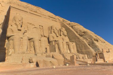 Abu Simbel Temple (Aswan Egypt) clipart