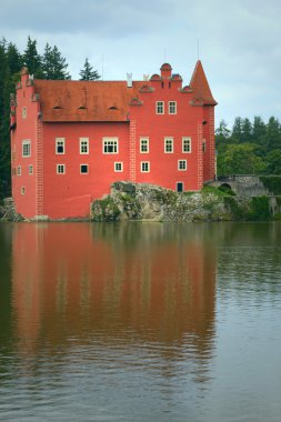 Kırmızı chateau cervena lhota (Çek Cumhuriyeti, Doğu Avrupa)