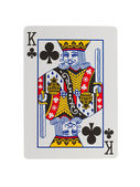 Staré hrací karta (král)
