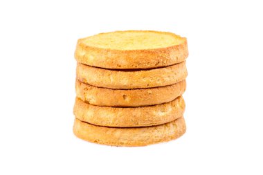 Series of round rusk clipart