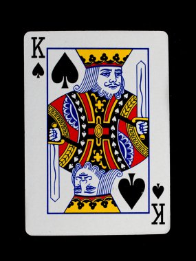 Playing card (king) clipart