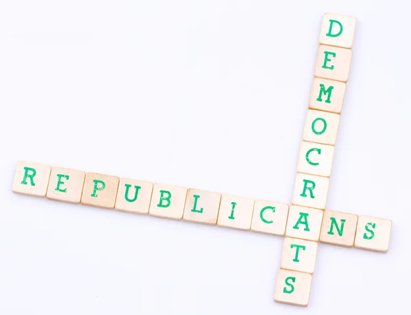 Демократы и республиканцы — стоковое фото
