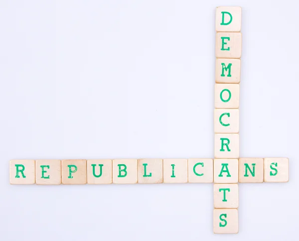 Demokrater och republikaner — Stockfoto