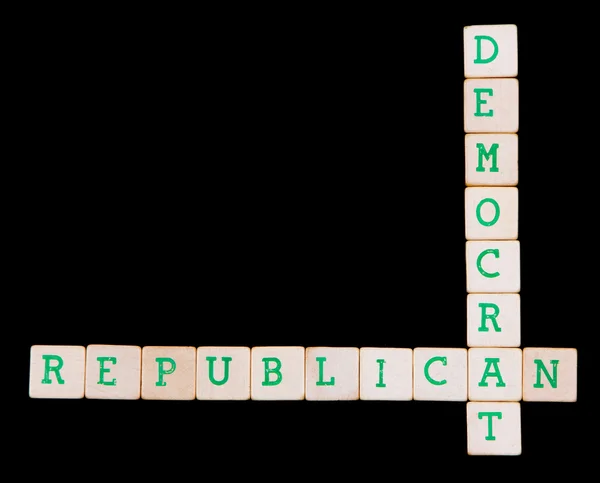 Demokrat og republikaner – stockfoto