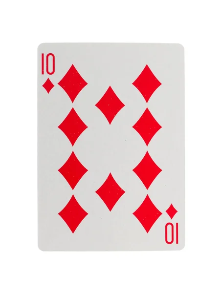 Spielkarte (zehn) — Stockfoto