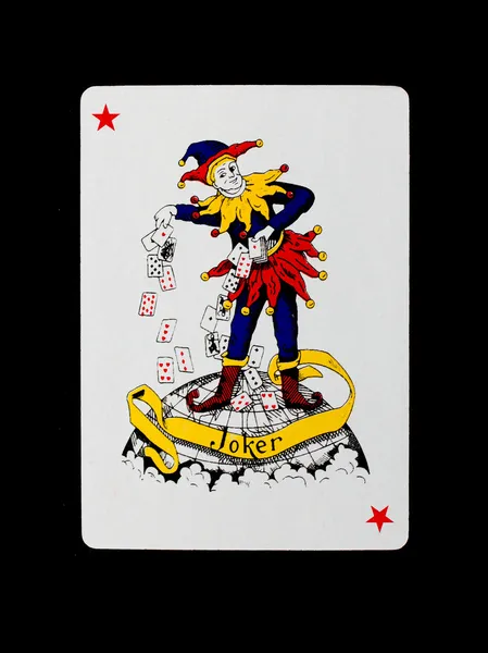 Kart do gry (joker) — Zdjęcie stockowe