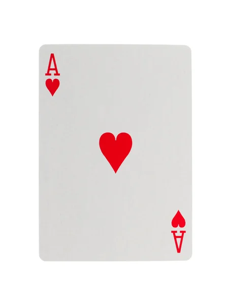 Jugando a las cartas (as ) — Foto de Stock