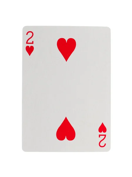 Playing card (two) — Stock Photo, Image