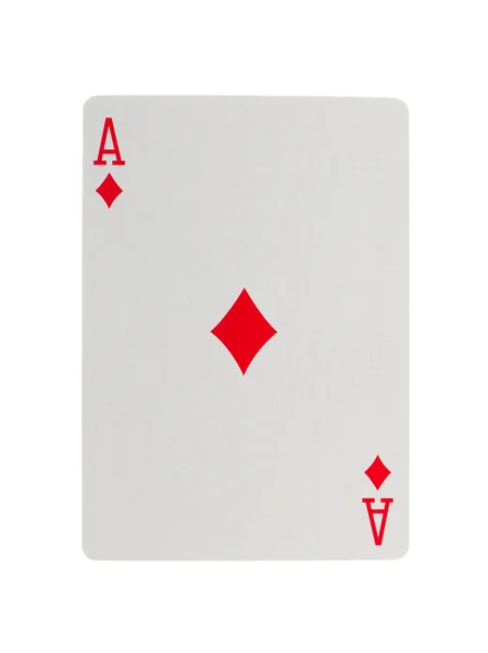 Jugando a las cartas (as ) — Foto de Stock