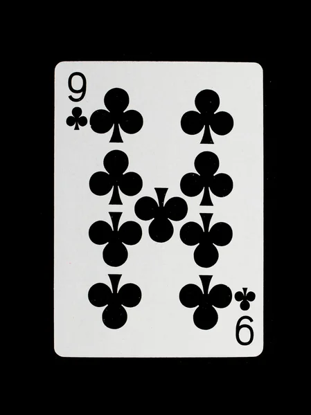 Jugando a las cartas (nueve ) — Foto de Stock