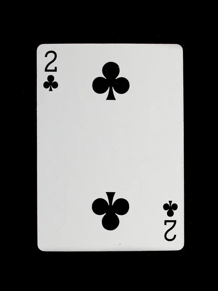 Spielkarte (zwei) — Stockfoto