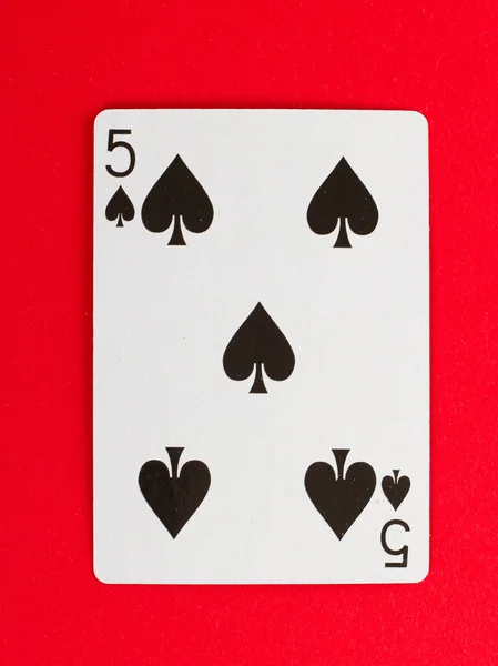 오래 된 카드 게임 (5) 절연 — 스톡 사진