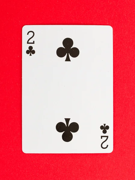 Vecchia carta da gioco (due ) — Foto Stock