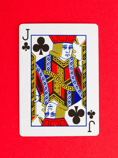 Staré hrací karta (jack) — Stock fotografie