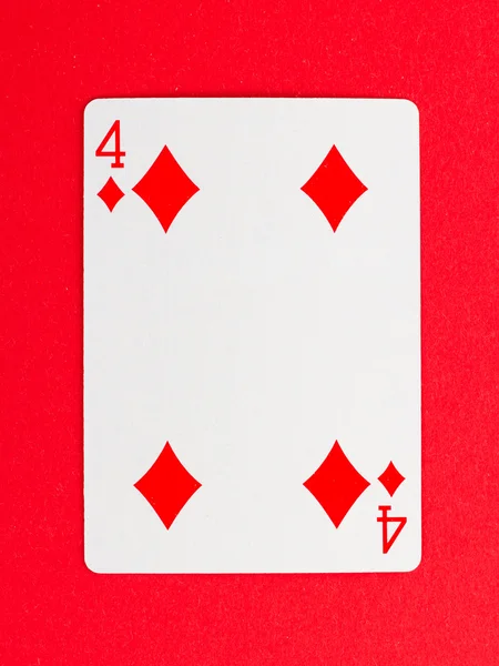 Régi magyar kártya (négy) — Stock Fotó