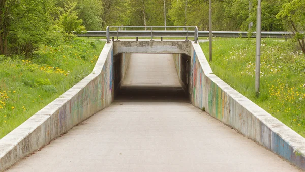 Stock image Shot of a tunnel for bicycles and pedestrians