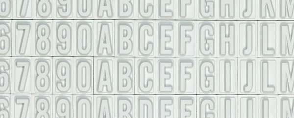 Buchstaben für eine Briefmarke — Stockfoto
