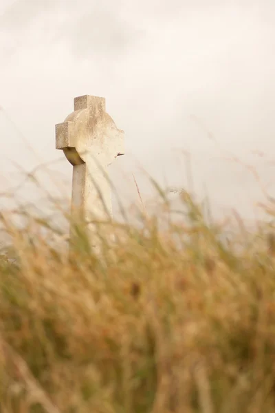 A gravestone on a Irish graveyard — Stock Photo, Image