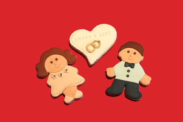 Aşk kurabiyeleri — Stok fotoğraf