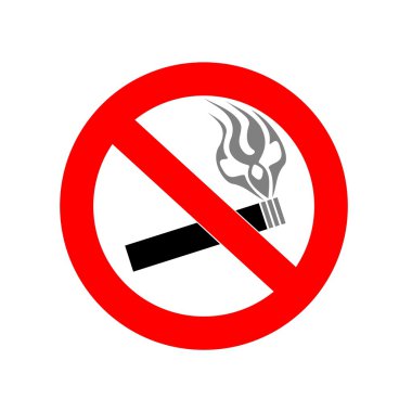 Sigara işareti yok.