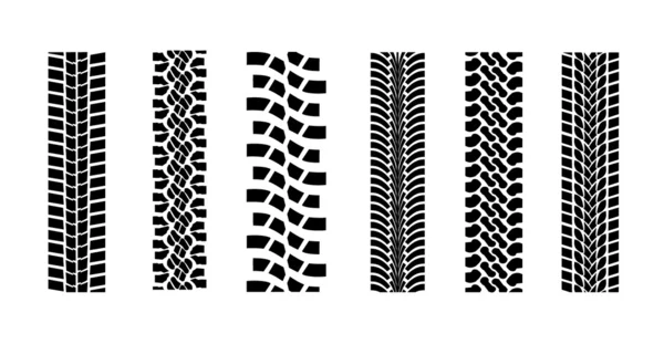 Pistas de neumáticos — Archivo Imágenes Vectoriales