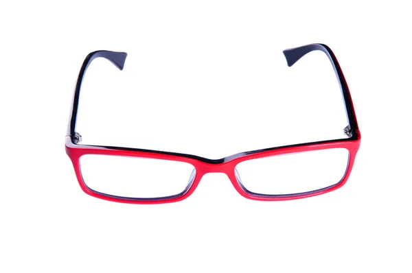 Kırmızı optik gözlük — Stok fotoğraf