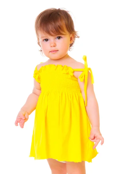 Retrato colorido de una niña — Foto de Stock