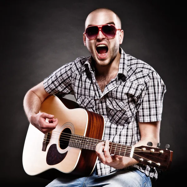 Stock image Portrait of a guitarist