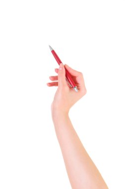 Writing by pen clipart