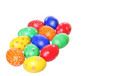 Colored Easter Eggs clipart