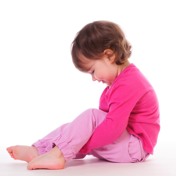 Laughing little girl