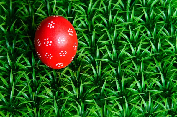 stock image Red Easter egg