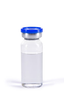 Vial for injection clipart