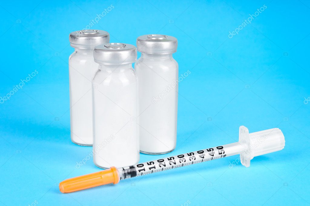 Syringes and vials for injection