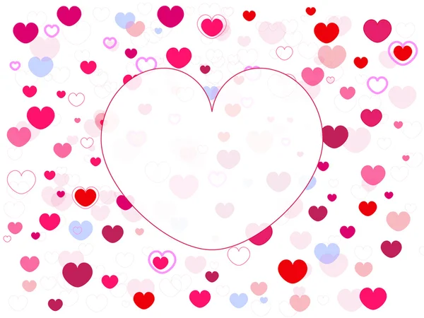 Stock vector Coloured hearts