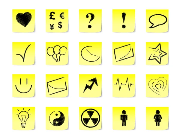 görüntüleri ile yapışkan notlar